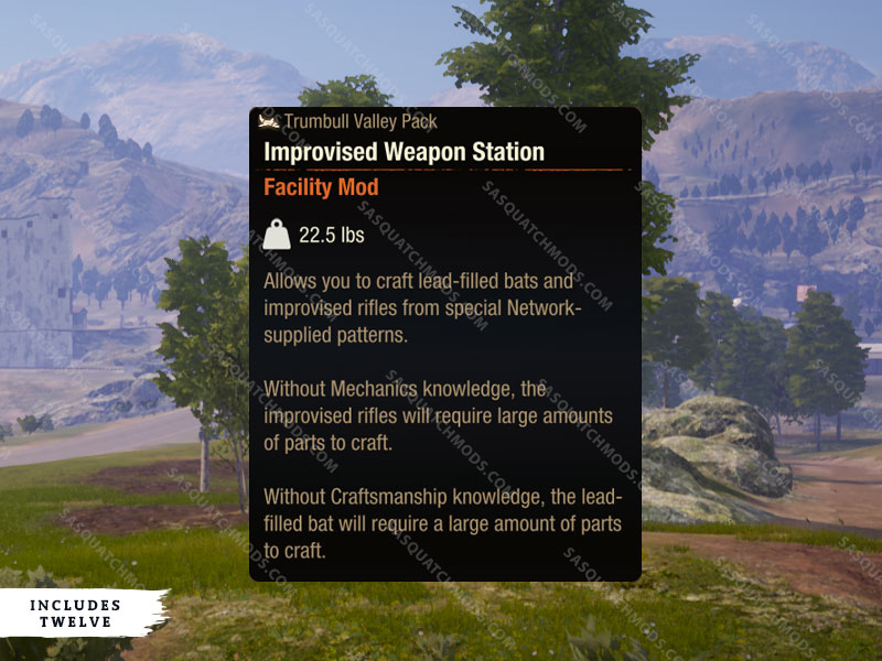 state of decay 2 improvised weapon station facility mod
