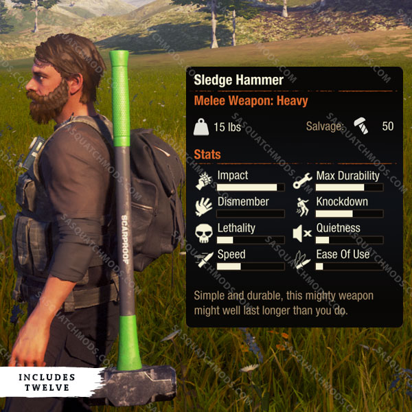 state of decay 2 sledge hammer