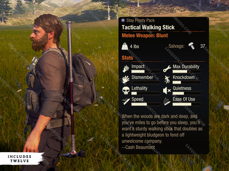 state of decay 2 tactical walking stick