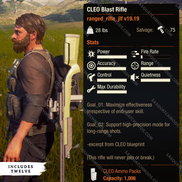 state of decay 2 cleo blast rifle