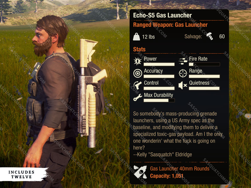 state of decay 2 Echo-s5 gas launcher
