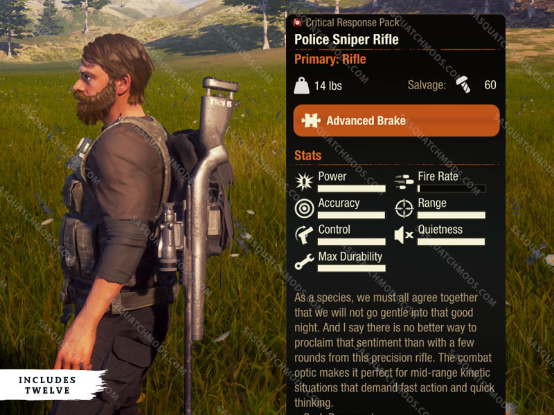 state of decay 2 Police Sniper Rifle