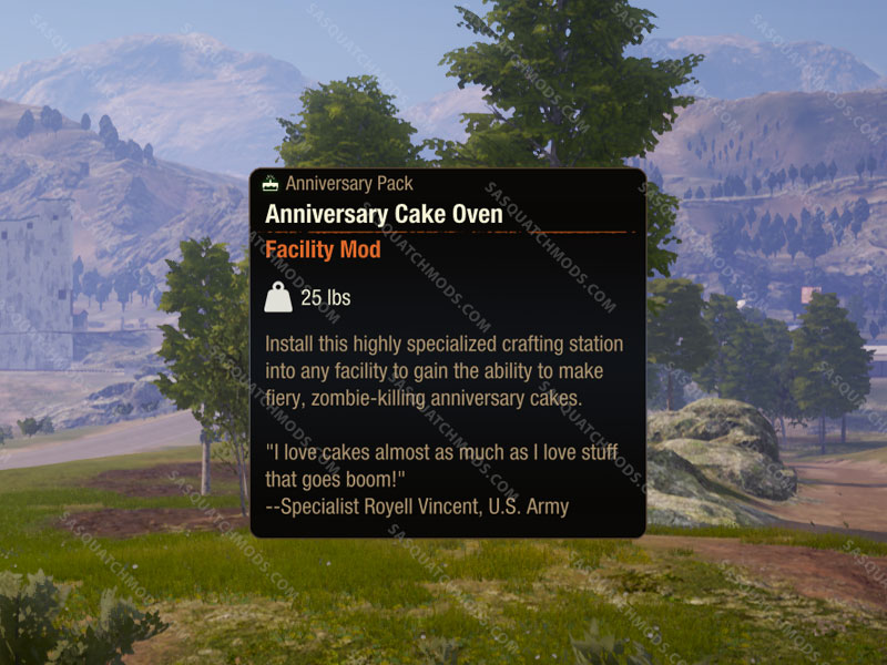 state of decay 2 anniversary cake oven