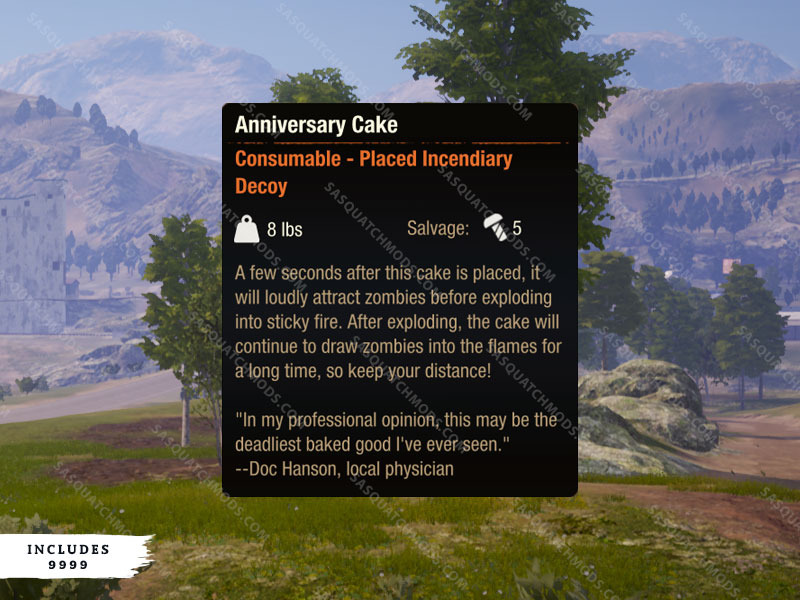 state of decay 2 anniversary cake