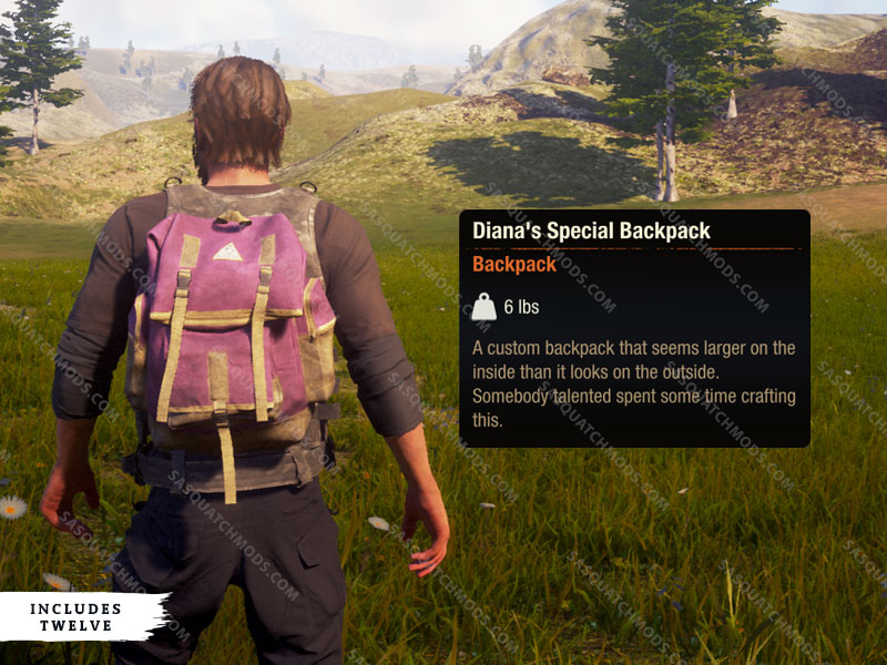 state of decay 2 diana's special backpack