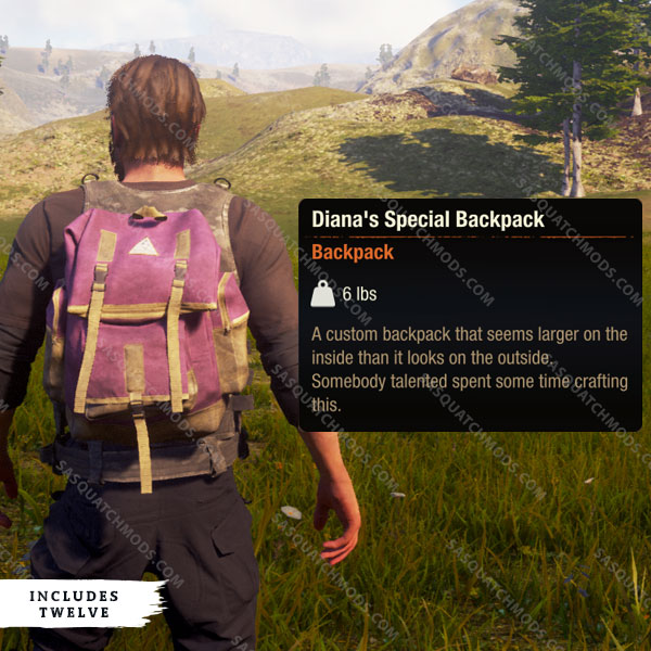 state of decay 2 diana's special backpack