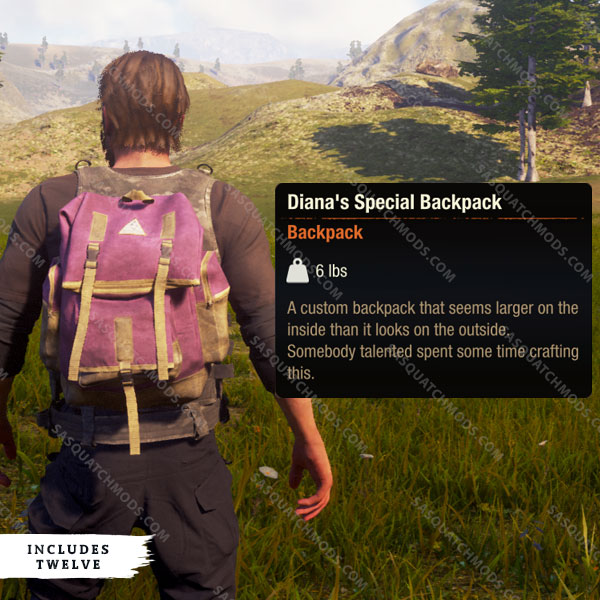 state of decay 2 diana's special backpack