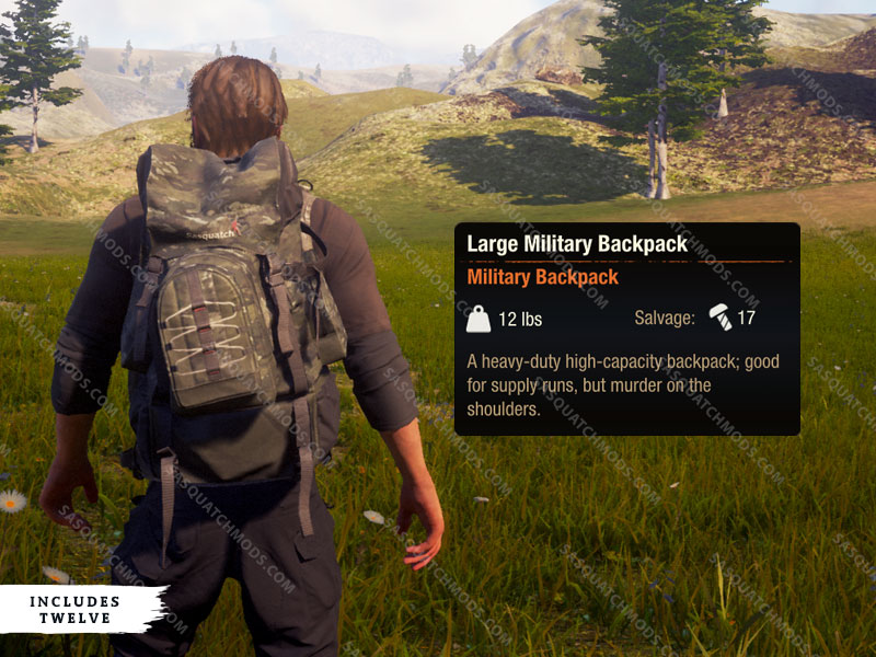 state of decay 2 Large Military Backpack