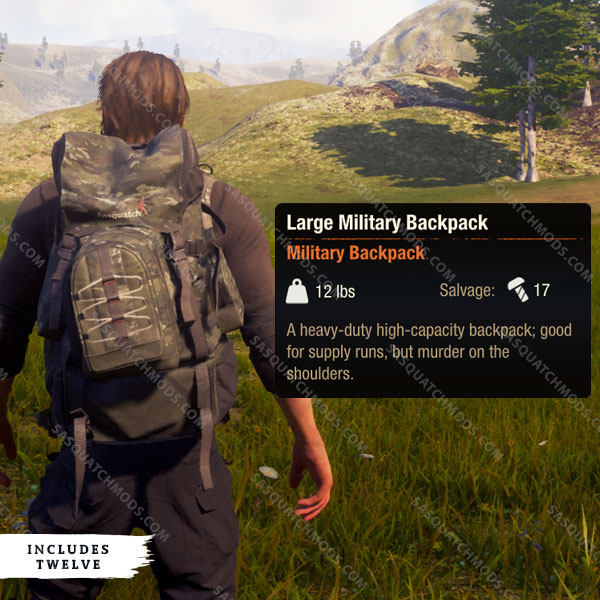 state of decay 2 Large Military Backpacks