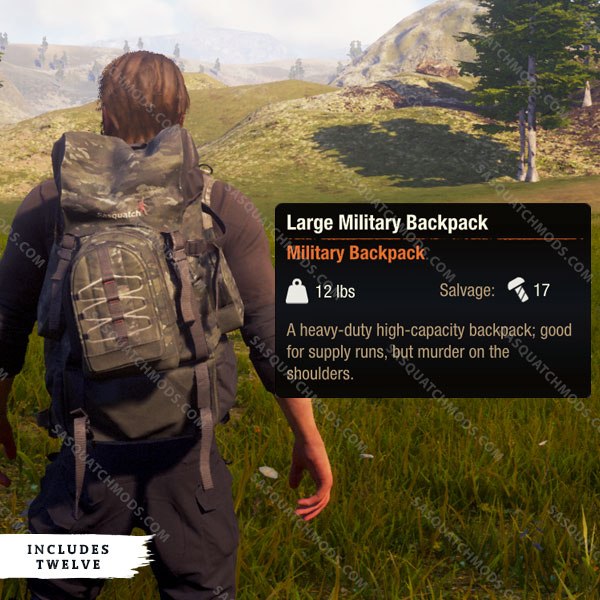 state of decay 2 Large Military Backpacks
