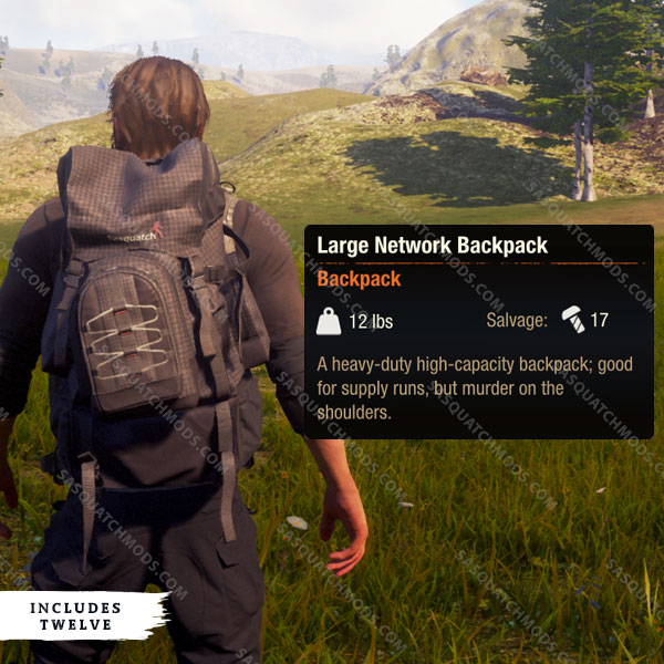 state of decay 2 Large Network Backpacks