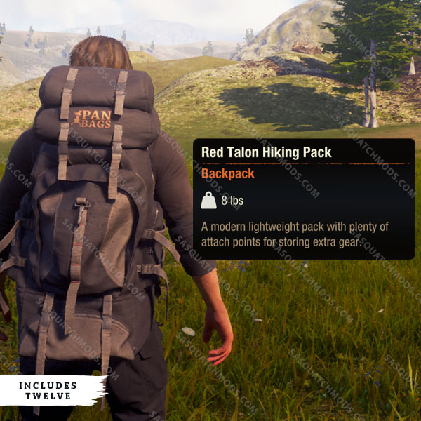 state of decay 2 red talon hiking pack