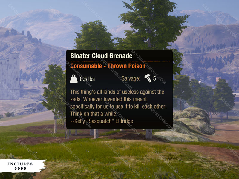 state of decay 2 bloater cloud grenade