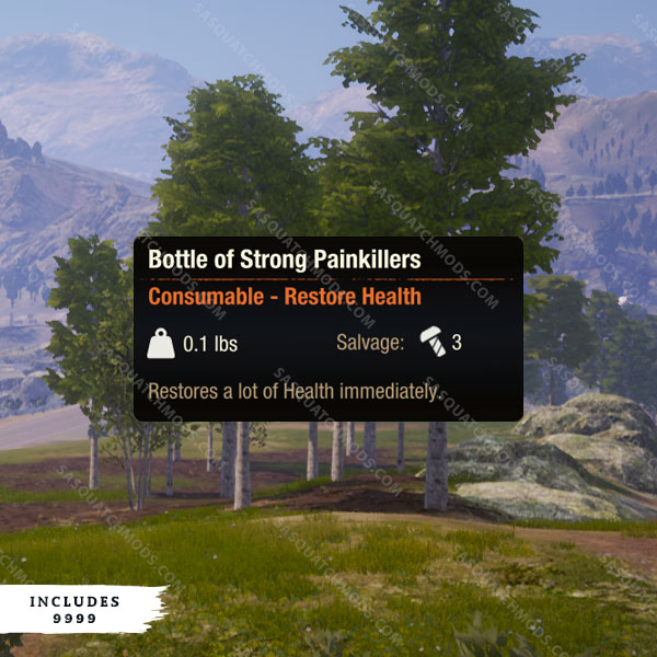 state of decay 2 bottle of strong painkillers