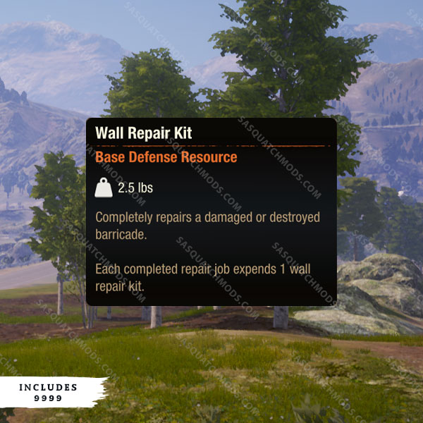 state of decay 2 Wall Repair Kit