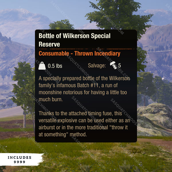 state of decay 2 bottle of wilkerson special reserve