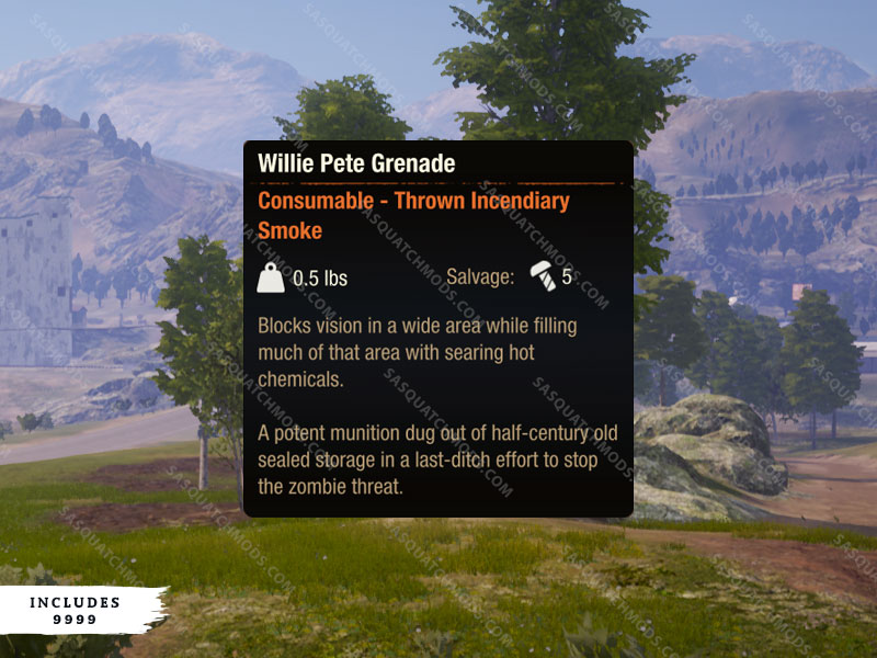 state of decay 2 willie pete grenade