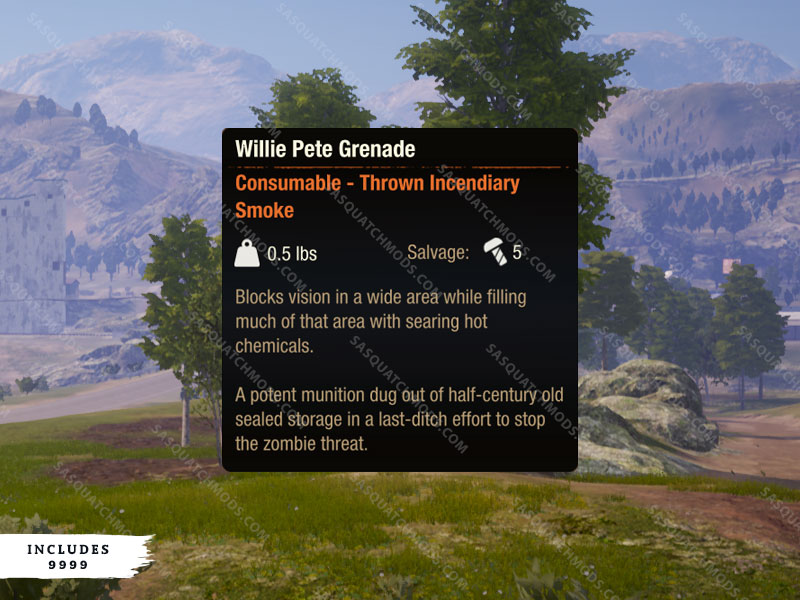 state of decay 2 willie pete grenades