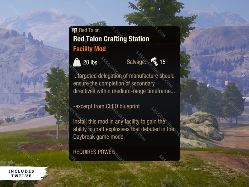 state of decay 2 red talon crafting station