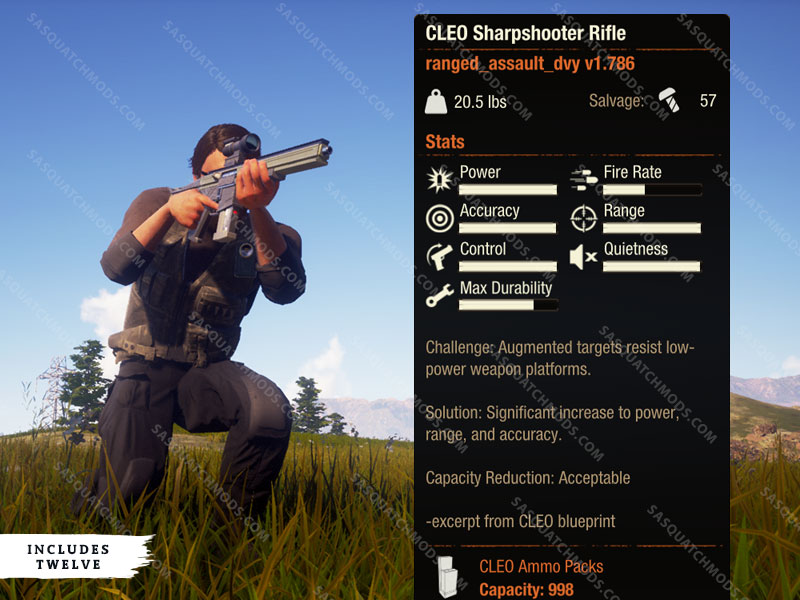 state of decay 2 cleo sharpshooter rifle