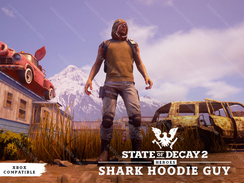 state of decay 2 shark hoodie guy