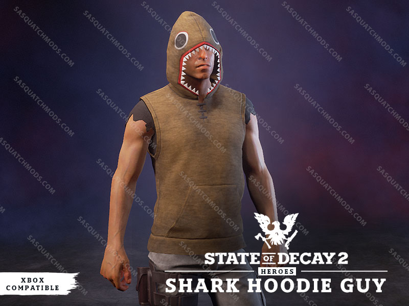state of decay 2 shark hoodie guy