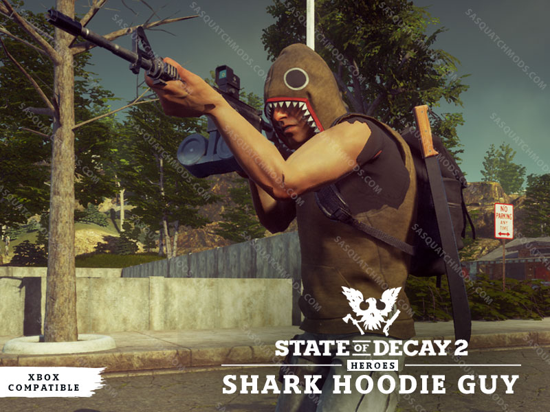 state of decay 2 shark hoodie sod1