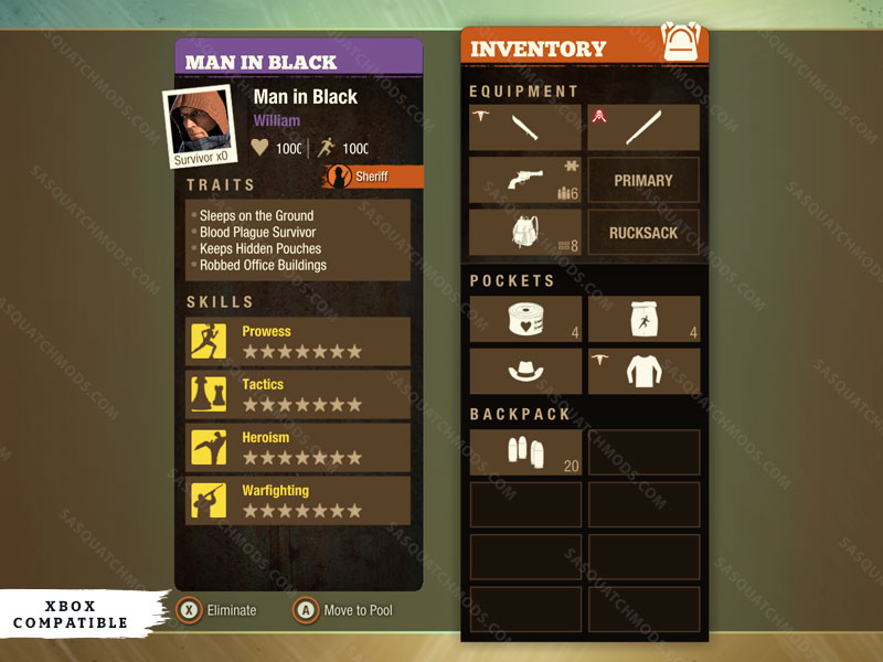 state of decay 2 man in black