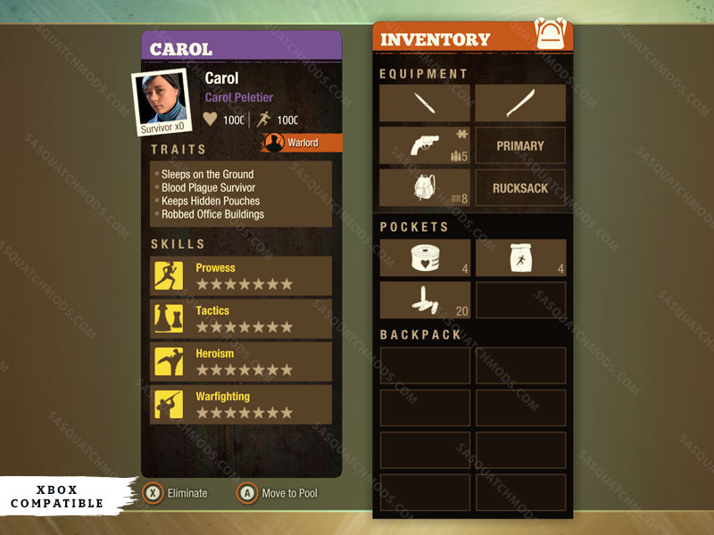 state of decay 2 carol walking dead