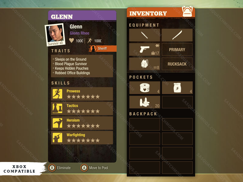 state of decay 2 glenn walking dead