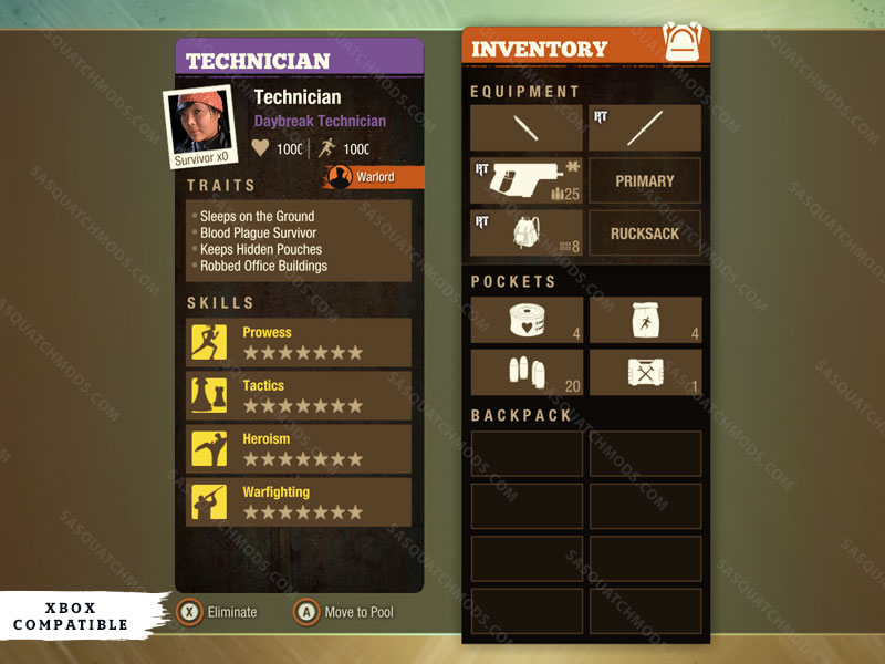 state of decay 2 daybreak technician female