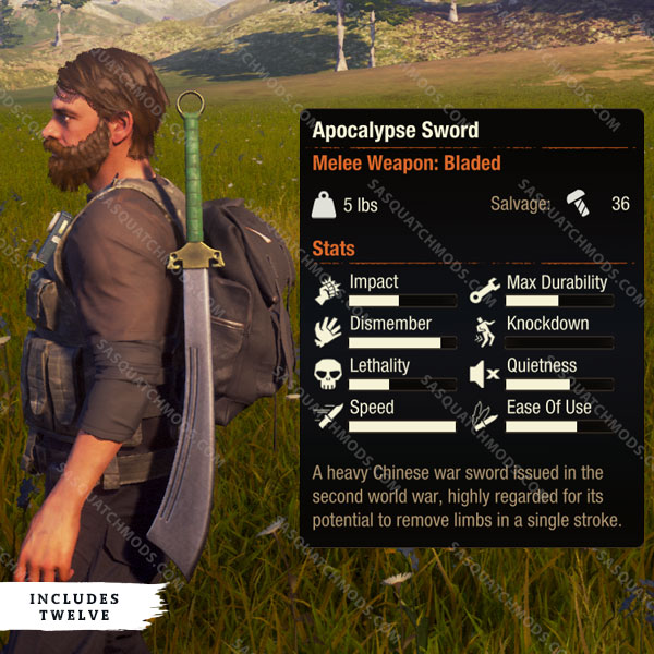 state of decay 2 apocalypse sword