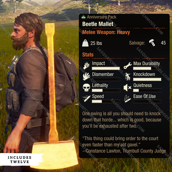 state of decay 2 beetle mallet