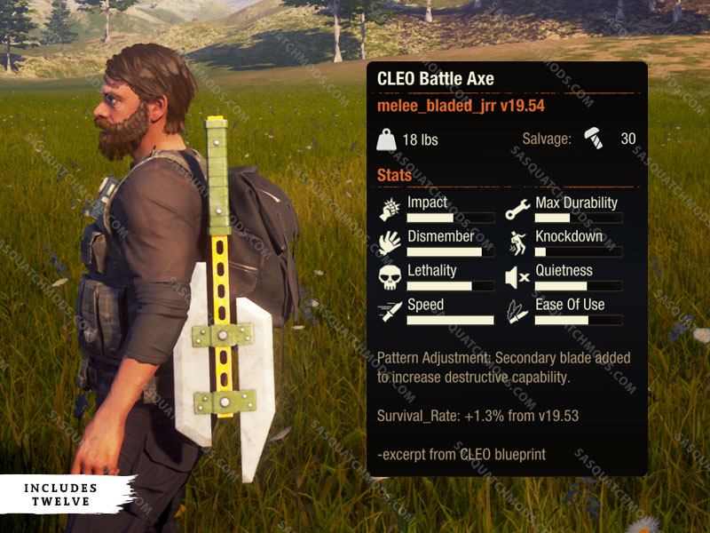 state of decay 2 cleo battle axe