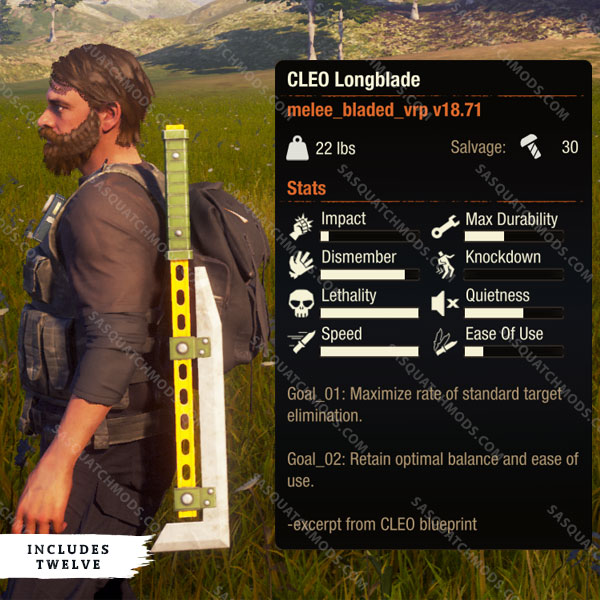 state of decay 2 cleo longblade