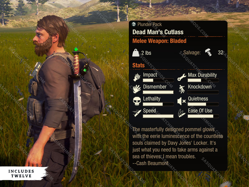 state of decay 2 dead man's cutlass