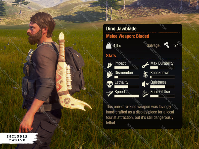 state of decay 2 dino jawblade