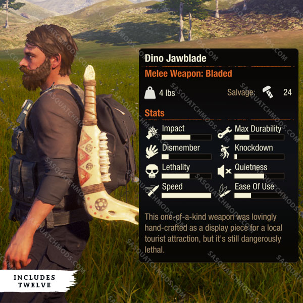 state of decay 2 Dino Jawblade
