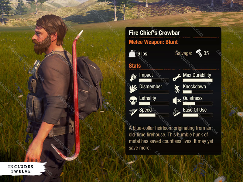 state of decay 2 Fire Chief's Crowbar