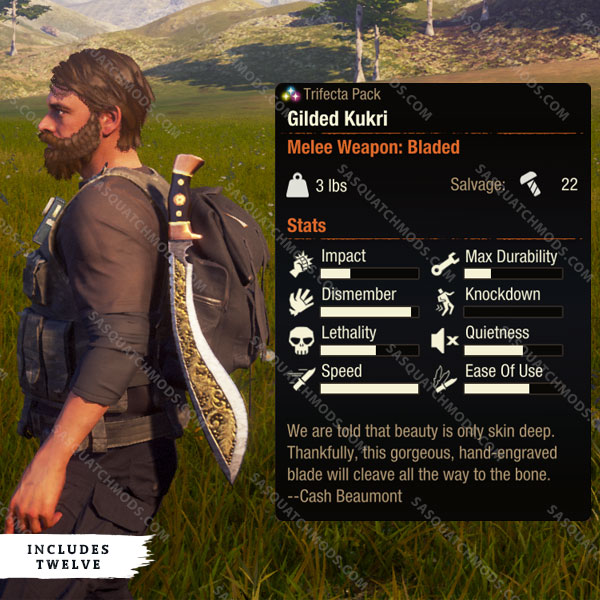 state of decay 2 Gilded Kukri
