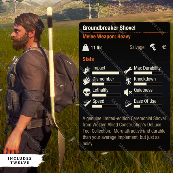 state of decay 2 groundbreaker shovel