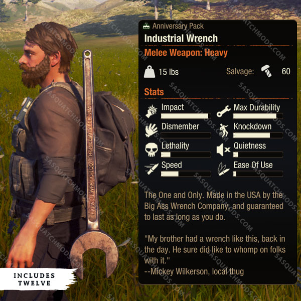 state of decay 2 industrial wrench