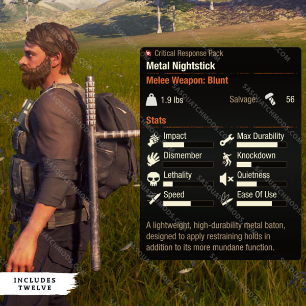 state of decay 2 metal nightstick