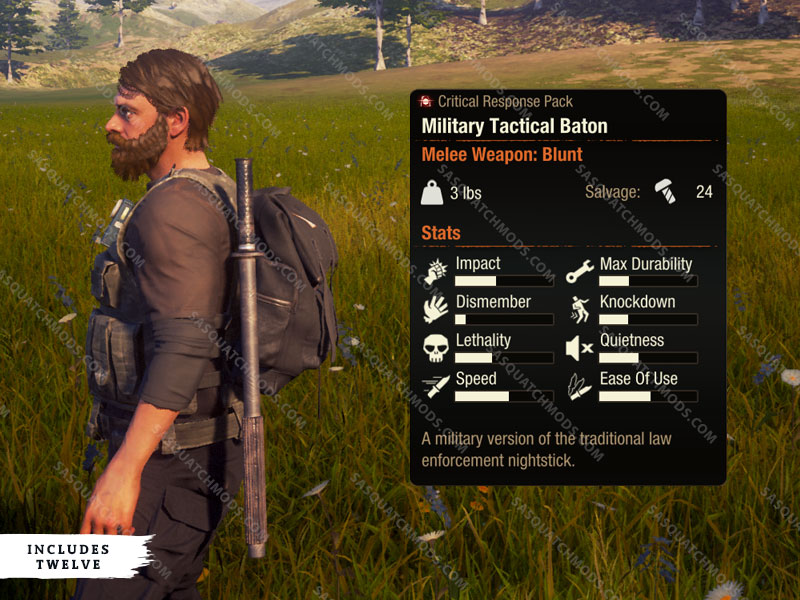 state of decay 2 military tactical baton