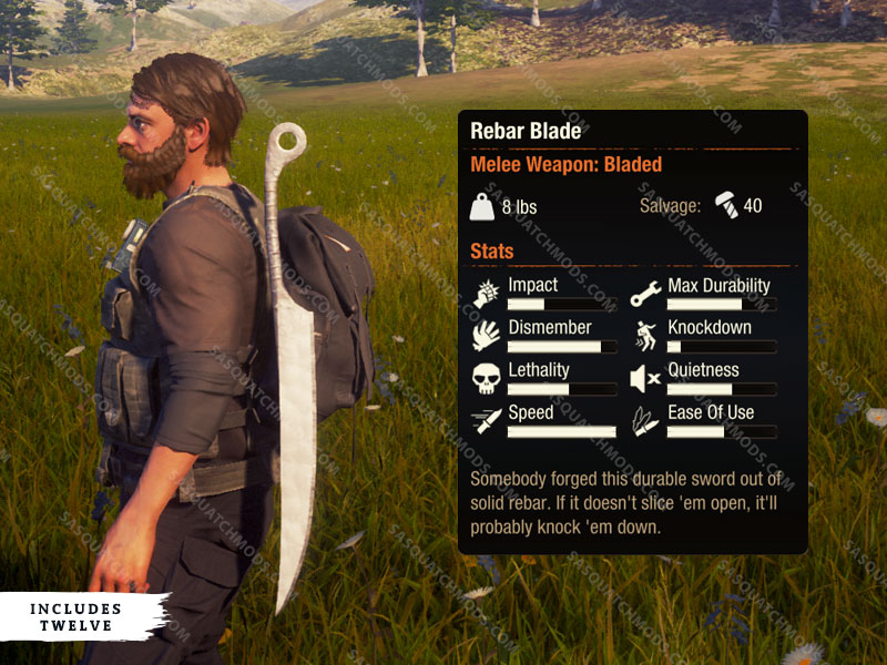 state of decay 2 Rebar Blade