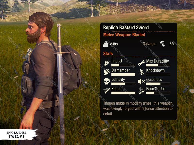 state of decay 2 replica bastard sword