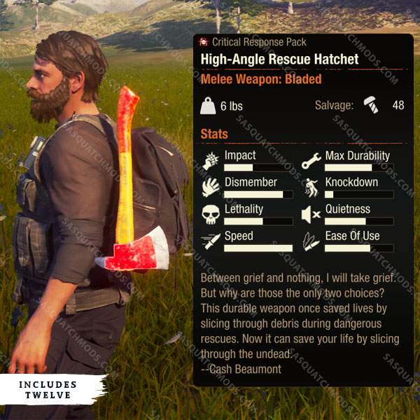 state of decay 2 High-Angle Rescue Hatchet