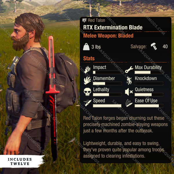 state of decay 2 rtx extermination blade
