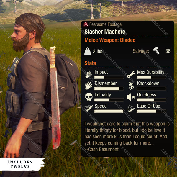 state of decay 2 slasher machete