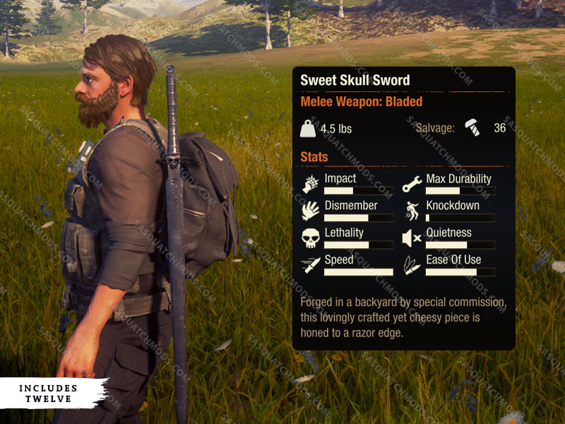 state of decay 2 sweet skull sword